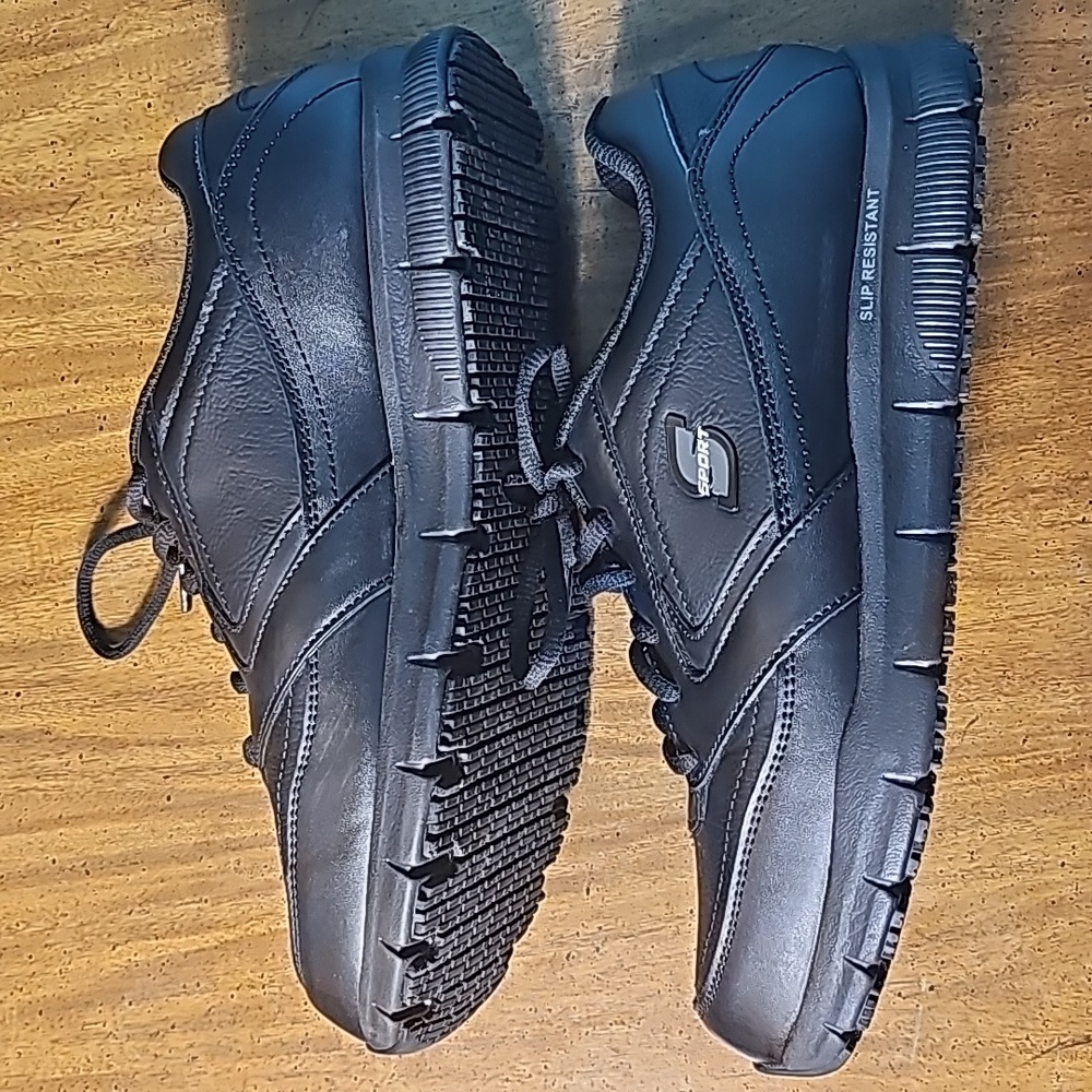 S Sport by Skechers | Men's Brise Slip Resistant Black Sneakers | Size 9 - Picture 2 of 7